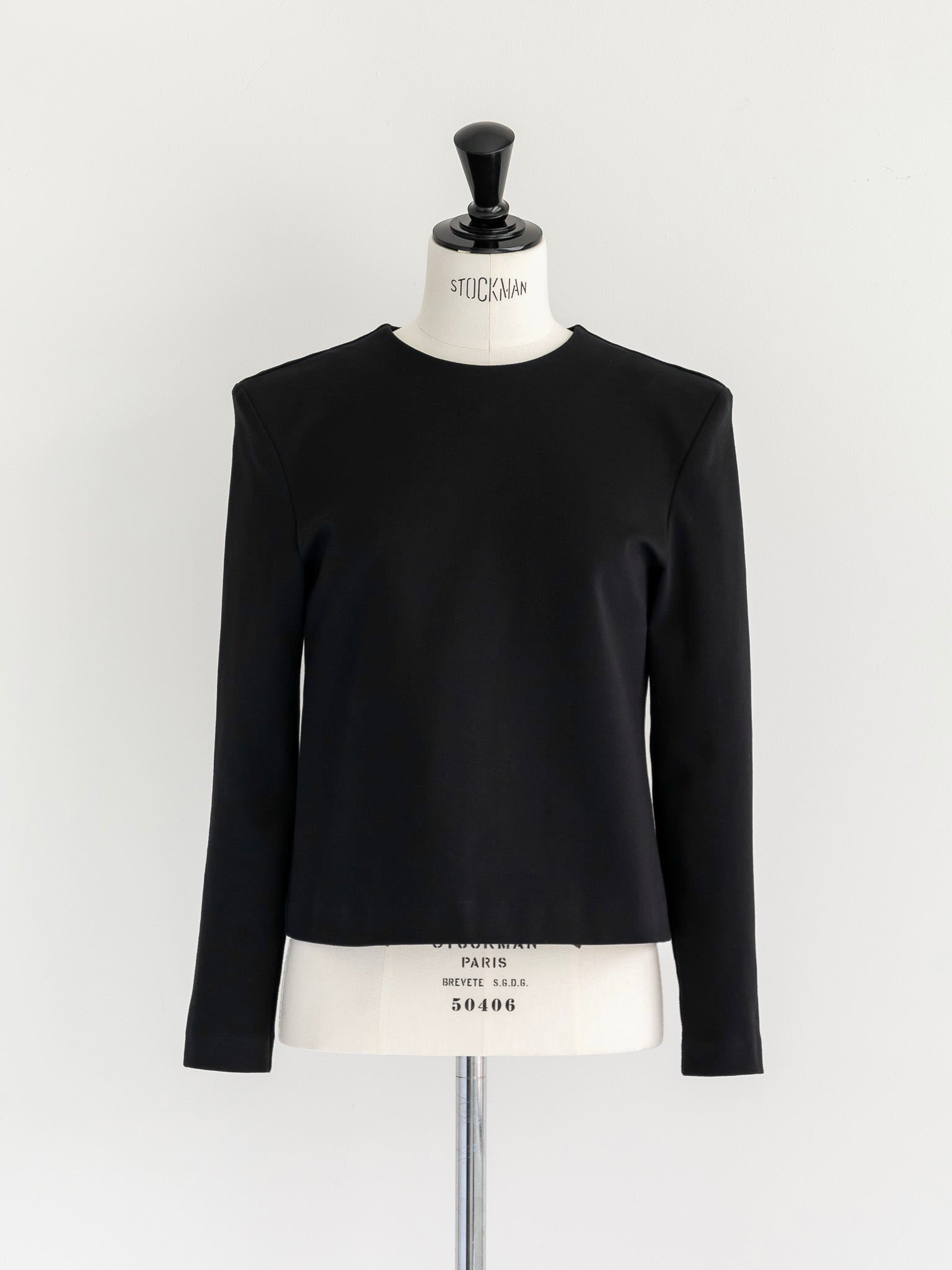 Lady shoulder tops -Black – carla.online